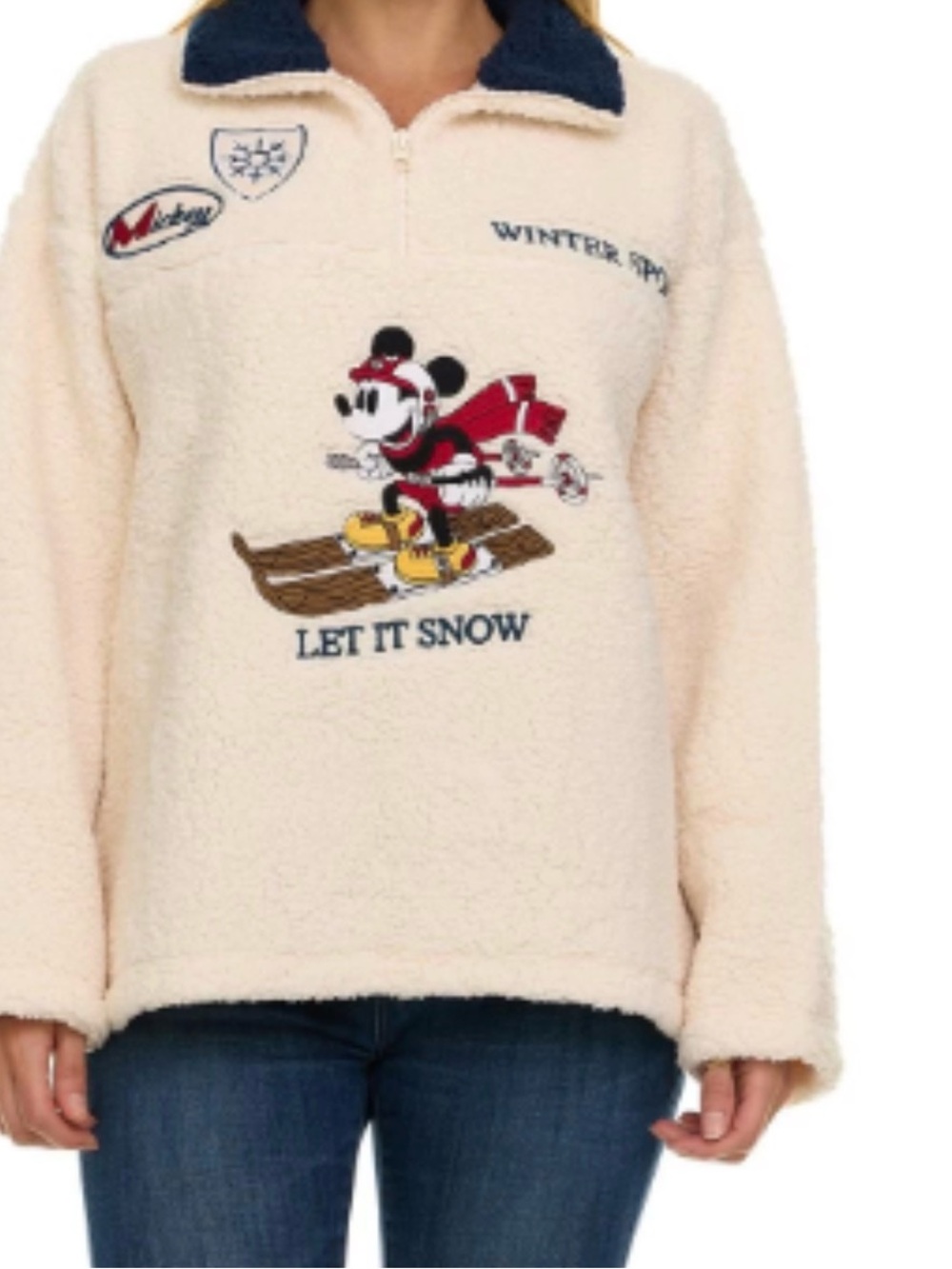 Disney mickey Sherpa Pullover